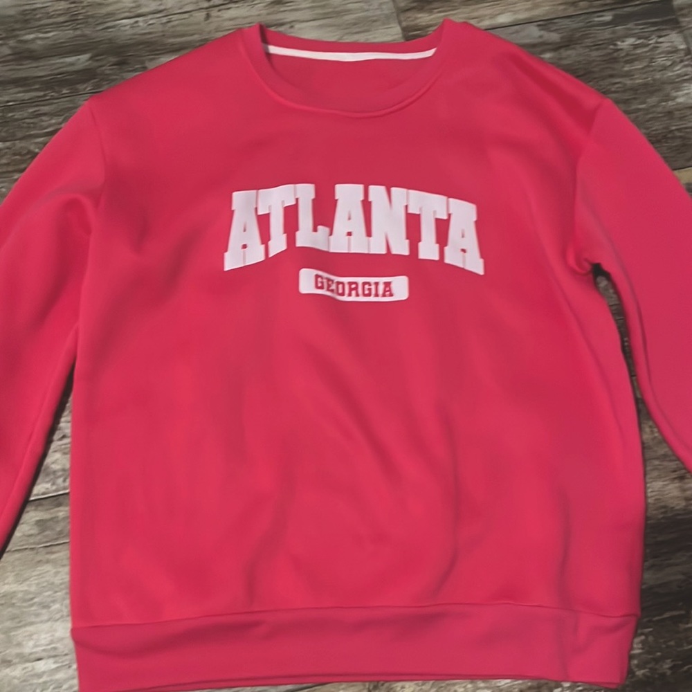 Hot Pink Crewneck from Shein. Worn once.